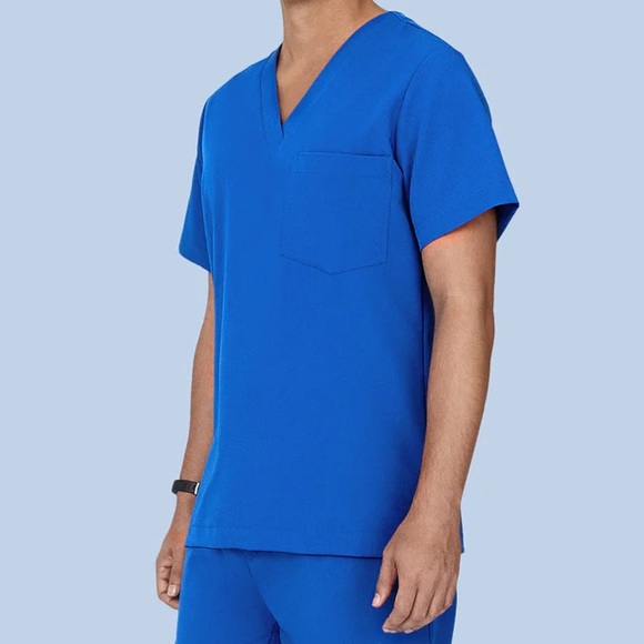 mandala Other - Mandala • Royal Blue 2 Pocket Scrub Top - M